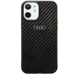   Audi Carbon Fiber iPhone 11  6.1" fekete keménytok AU-TPUPCIP11-R8/D2-BK