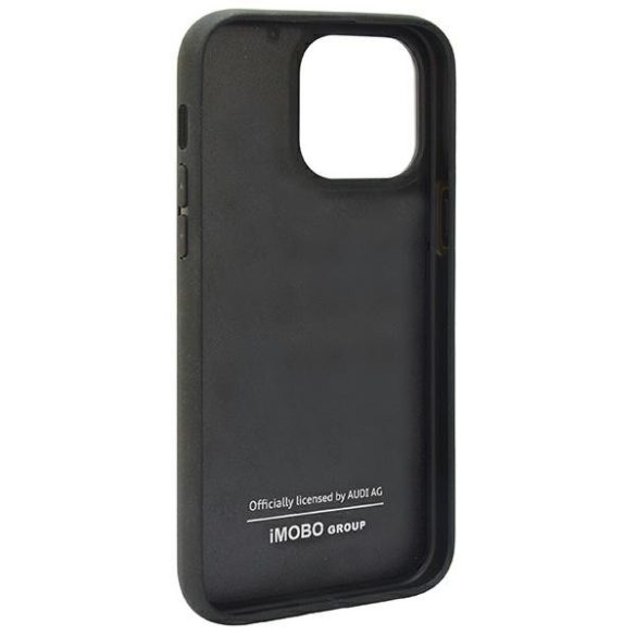 Audi Carbon Fiber Stripe iPhone 14 Pro 6.1" fekete keménytok  AUS-TPUPCIP14P-R8/D1-BK