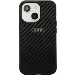   Audi Carbon Fiber iPhone 14 6.1" fekete keménytok AU-TPUPCIP14-R8/D2-BK