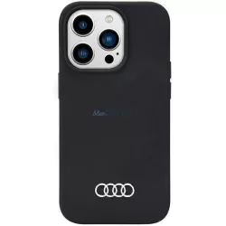   Audi szilikon tok iPhone 14 Pro Max 6.7" fekete keménytok  AU-LSRIP14PM-Q3/D1-BK