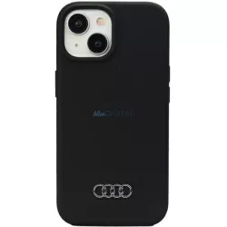   Audi szilikon tok iPhone 15 Plus 6.7" fekete keménytok AU-LSRIP15M-Q3/D1-BK