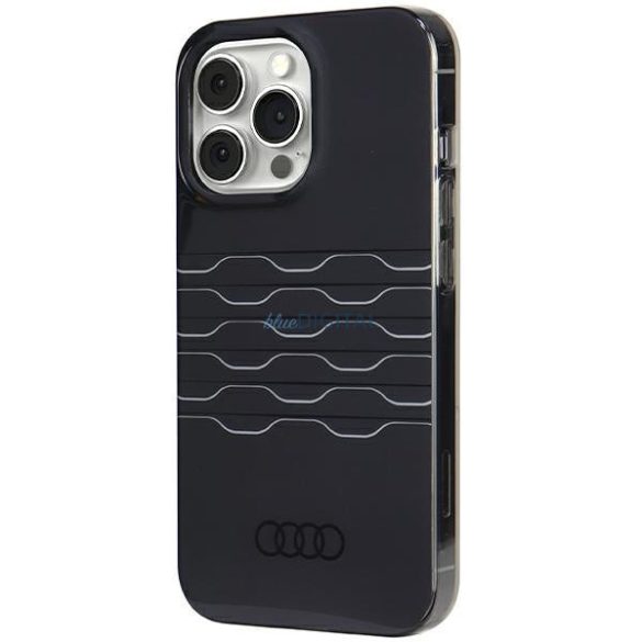 Audi AU-IMLMIP13PM-A6/D3-BK IML MagSafe-kompatibilis keménytok iPhone 13 Pro Max - fekete
