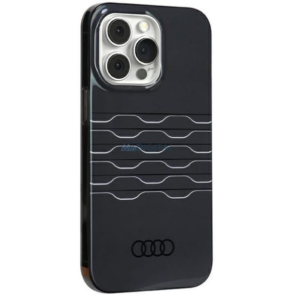 Audi AU-IMLMIP13PM-A6/D3-BK IML MagSafe-kompatibilis keménytok iPhone 13 Pro Max - fekete