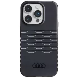   Audi AU-IMLMIP14P-A6/D3-BK IML MagSafe-kompatibilis keménytok iPhone 14 Pro - fekete
