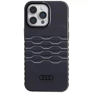 Audi AU-IMLMIP14PM-A6/D3-BK IML MagSafe-kompatibilis keménytok iPhone 14 Pro Max - fekete