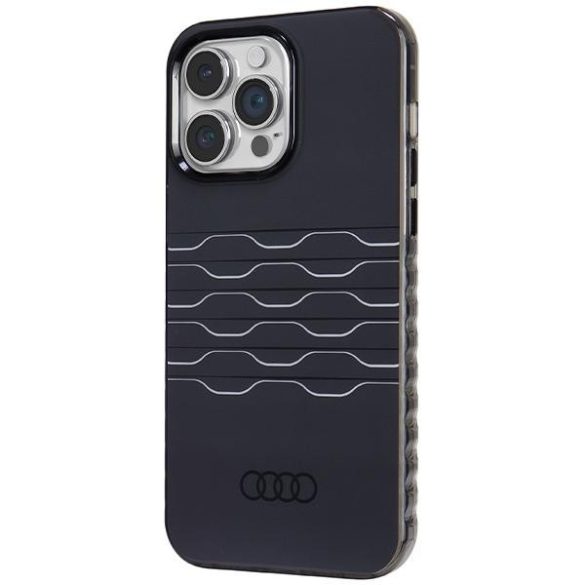 Audi AU-IMLMIP14PM-A6/D3-BK IML MagSafe-kompatibilis keménytok iPhone 14 Pro Max - fekete