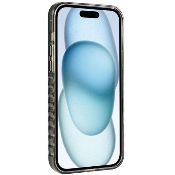 Audi AU-IMLMIP15-A6/D3-BK IML MagSafe-kompatibilis keménytok iPhone 15 - fekete