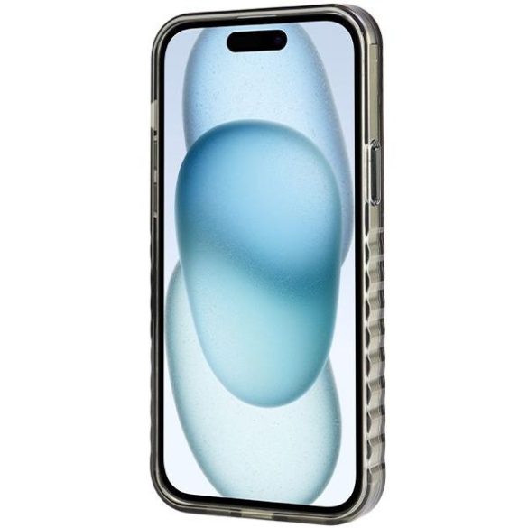 Audi AU-IMLMIP15-A6/D3-BK IML MagSafe-kompatibilis keménytok iPhone 15 - fekete