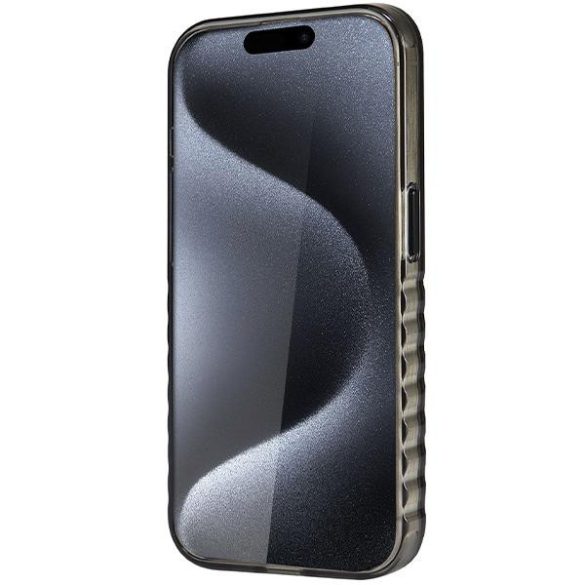 Audi AU-IMLMIP15P-A6/D3-BK IML MagSafe-kompatibilis keménytok iPhone 15 Pro - fekete