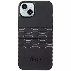   Audi AU-IMLMIP15M-A6/D3-BK IML MagSafe-kompatibilis keménytok iPhone 14 Plus/15 Plus - fekete