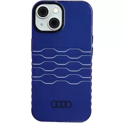   Audi AU-IMLMIP15-A6/D3-BE IML MagSafe-kompatibilis keménytok iPhone 15 - tengerészkék