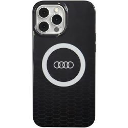   Audi AU-IMLMIP13P-Q5/D2-BK IML Big Logo MagSafe-kompatibilis keménytok iPhone 13/13 Pro - fekete