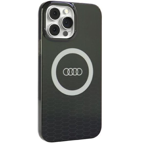 Audi AU-IMLMIP13P-Q5/D2-BK IML Big Logo MagSafe-kompatibilis keménytok iPhone 13/13 Pro - fekete