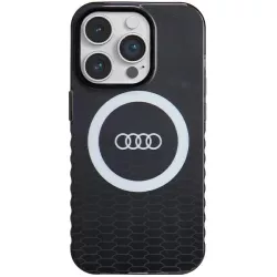   Audi AU-IMLMIP14P-Q5/D2-BK IML Big Logo MagSafe-kompatibilis keménytok iPhone 14 Pro - fekete