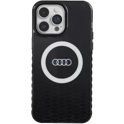   Audi AU-IMLMIP14PM-Q5/D2-BK IML Big Logo MagSafe-kompatibilis keménytok iPhone 14 Pro Max - fekete