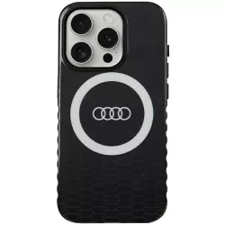   Audi AU-IMLMIP15P-Q5/D2-BK IML Big Logo MagSafe-kompatibilis keménytok iPhone 15 Pro - fekete