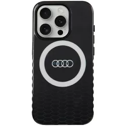   Audi AU-IMLMIP15P-Q5/D2-BK IML Big Logo MagSafe-kompatibilis keménytok iPhone 15 Pro - fekete