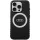 Audi AU-IMLMIP15P-Q5/D2-BK IML Big Logo MagSafe-kompatibilis keménytok iPhone 15 Pro - fekete