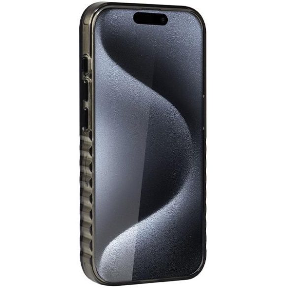 Audi AU-IMLMIP15P-Q5/D2-BK IML Big Logo MagSafe-kompatibilis keménytok iPhone 15 Pro - fekete