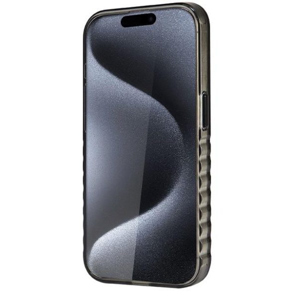 Audi AU-IMLMIP15P-Q5/D2-BK IML Big Logo MagSafe-kompatibilis keménytok iPhone 15 Pro - fekete