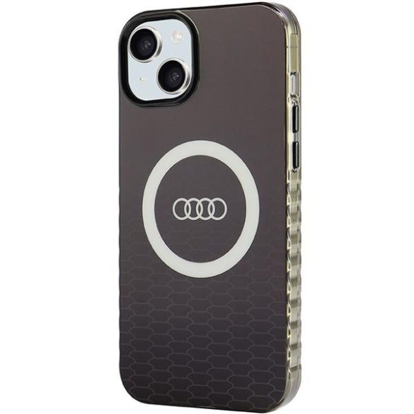 Audi AU-IMLMIP15M-Q5/D2-BK IML Big Logo MagSafe-kompatibilis keménytok iPhone 14 Plus/15 Plus - fekete