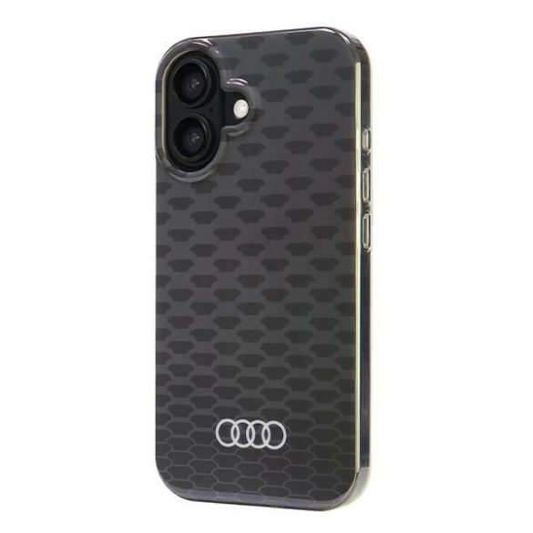 Audi AU-IMLMIP16-Q5/D3-BK IML Stitching Pattern MagSafe keménytok iPhone 16 - fekete