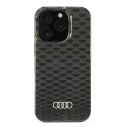   Audi AU-IMLMIP16P-Q5/D3-BK IML Stitching Pattern MagSafe tok iPhone 16 Pro - fekete