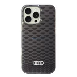  Audi IML varrásmintás MagSafe iPhone 16 Pro Max 6,9" fekete keménytok AU-IMLMIP16PM-Q5/D3-BK