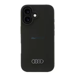   Audi AU-LSRIP16-Q3/D1-BK Silicone keménytok iPhone 16 - fekete