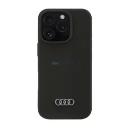   Audi AU-LSRIP16P-Q3/D1-BK Silicone keménytok iPhone 16 Pro - fekete