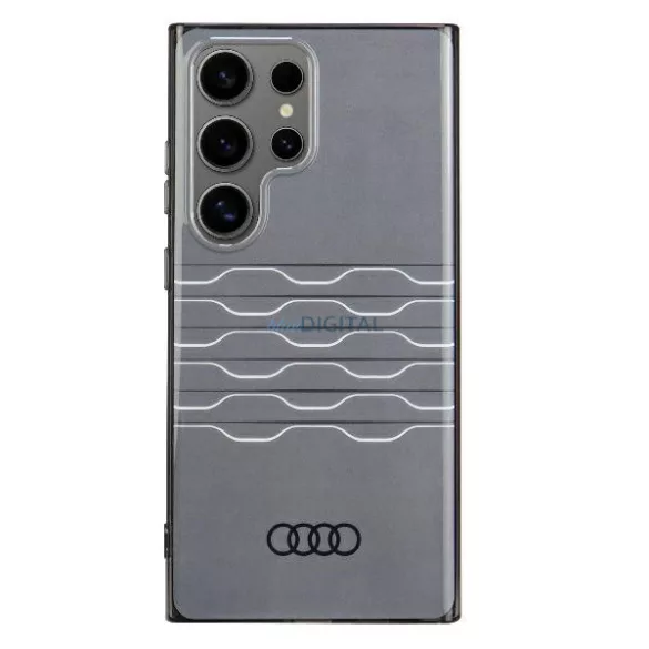 Audi IML Geometric Pattern kemény tok Samsung S24 Ultra S928 AU-IMLS24U-A6/D3-BK - fekete