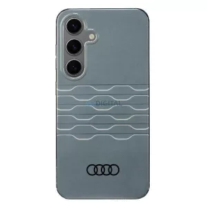 Audi IML Geometric Pattern kemény tok Samsung S24 S921 AU-IMLS24-A6/D3-GY - szürke