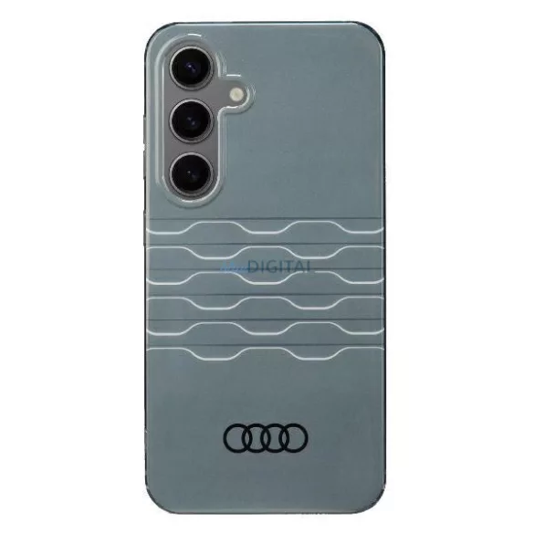 Audi IML Geometric Pattern kemény tok Samsung S24 S921 AU-IMLS24-A6/D3-GY - szürke