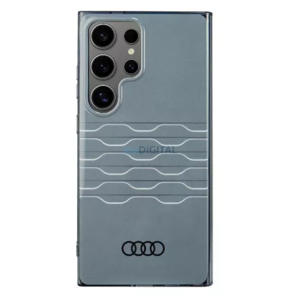 Audi IML Geometric Pattern kemény tok Samsung S24 Ultra S928 AU-IMLS24U-A6/D3-GY - szürke