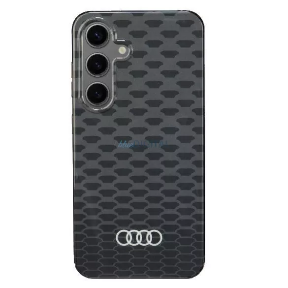 Audi IML-mintás MagSafe tok S24 S921 fekete keménytok AU-IMLMS24-Q5/D3-BK