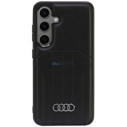   Audi AU-TPUPCMS24-Q5/D1-BK műbőr MagSafe-kompatibilis keménytok Samsung Galaxy S24 - fekete