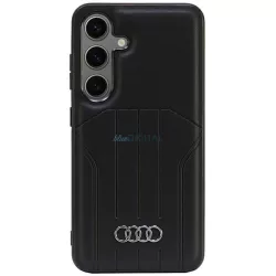   Audi AU-TPUPCMS24-Q5/D1-BK műbőr MagSafe-kompatibilis keménytok Samsung Galaxy S24 - fekete