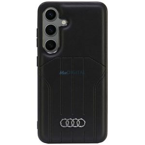 Audi AU-TPUPCMS24-Q5/D1-BK műbőr MagSafe-kompatibilis keménytok Samsung Galaxy S24 - fekete