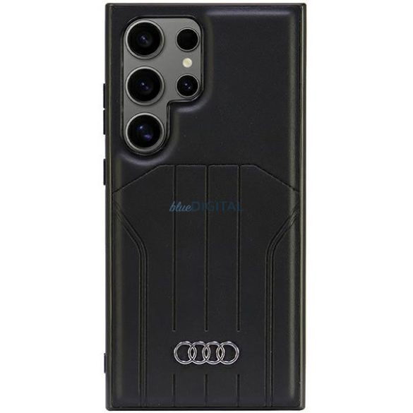 Audi AU-TPUPCMS24U-Q5/D1-BK műbőr MagSafe-kompatibilis keménytok Samsung Galaxy S24 Ultra - fekete