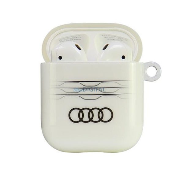 Audi AU-IMLAP-A6/D3-WE IML Geometric Pattern tok AirPods 1 - fehér