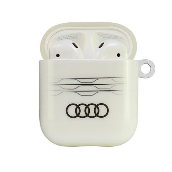 Audi AU-IMLAP-A6/D3-WE IML Geometric Pattern tok AirPods 1 - fehér