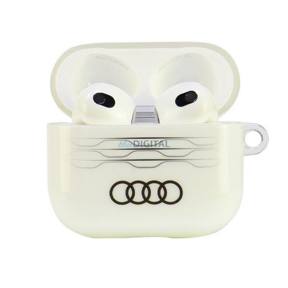 Audi AU-IMLAP3-A6/D3-WE IML Geometric Pattern tok AirPods 3 - fehér