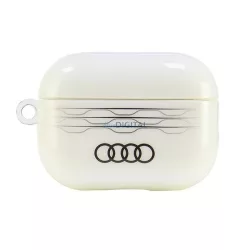   Audi AU-IMLAPP2-A6/D3-WE IML Geometric Pattern tok AirPods Pro 2 - fehér