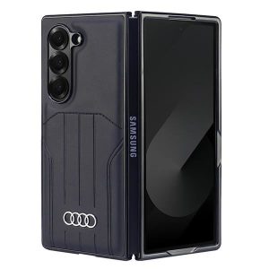 Audi AU-TPUPCMFold6-Q5/D1-BK Synthetic Leather MagSafe keménytok Samsung Galaxy Z Fold6 F956 - fekete