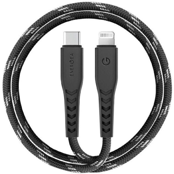 ENERGEA kabel Nyloflex USB-C - Lightning C94 MFI 1,5m fekete