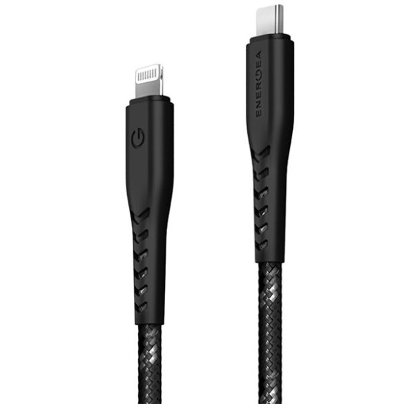 ENERGEA kabel Nyloflex USB-C - Lightning C94 MFI 1,5m fekete