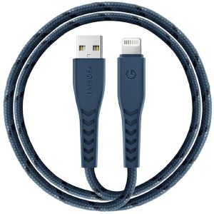 ENERGEA kabel Nyloflex USB - Lightning töltés és szinkronizálás C89 MFI 1.5m kék