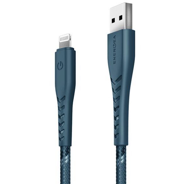 ENERGEA kabel Nyloflex USB - Lightning töltés és szinkronizálás C89 MFI 1.5m kék