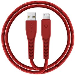   ENERGEA kabel Nyloflex USB - Lightning töltés és szinkronizálás C89 MFI 1.5m piros