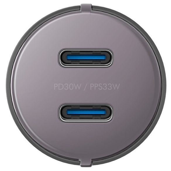 ENERGEA szivargyújtó töltő 2xUSB-C PD-PPS 66W acél Alu Drive D60